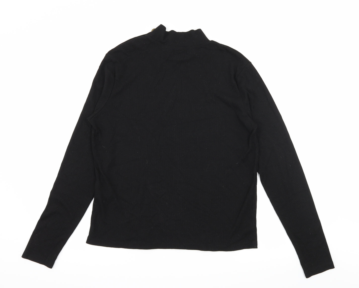 Primark Womens Black  Jersey Basic T-Shirt Size 18