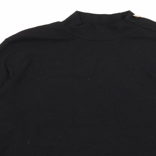 Primark Womens Black  Jersey Basic T-Shirt Size 18