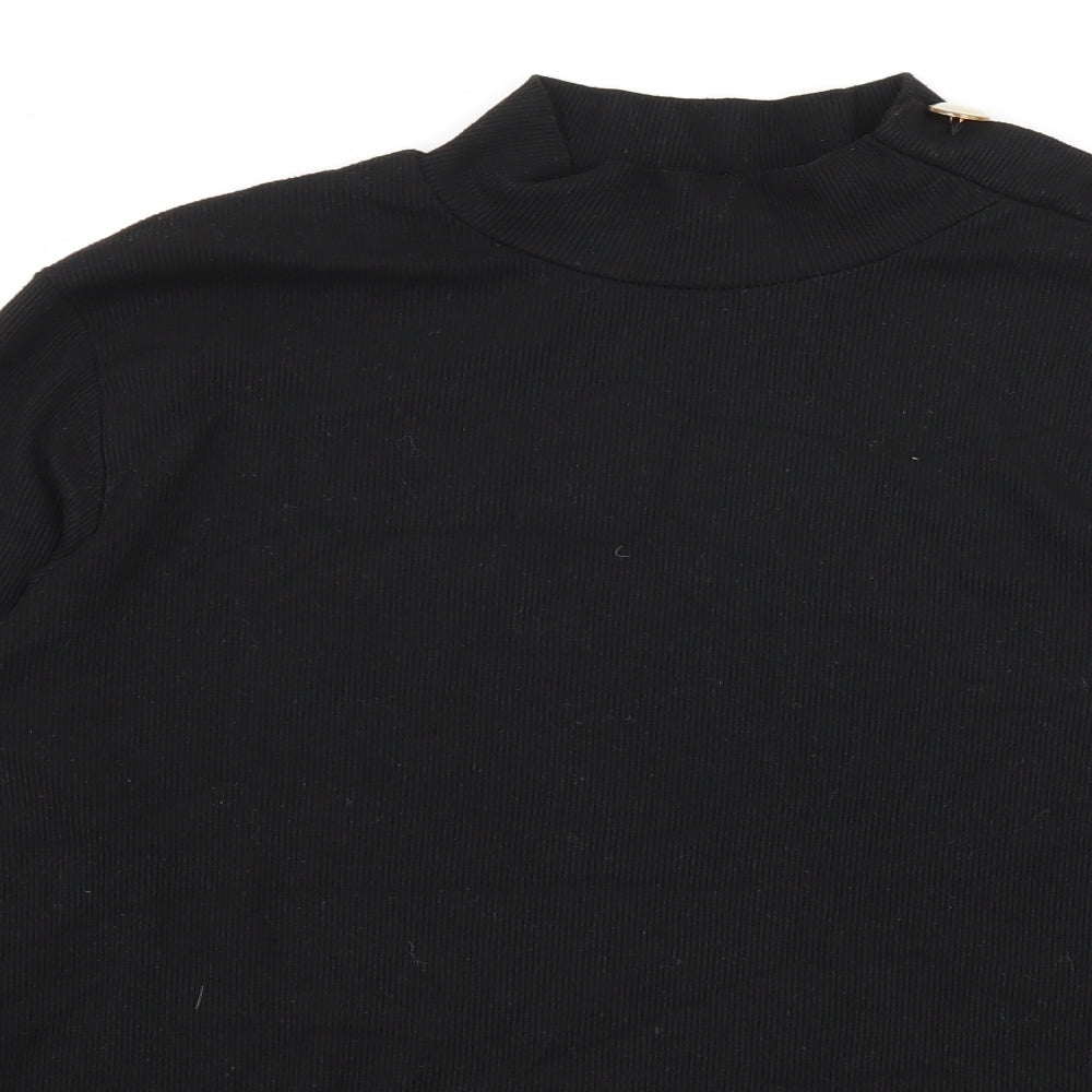 Primark Womens Black  Jersey Basic T-Shirt Size 18