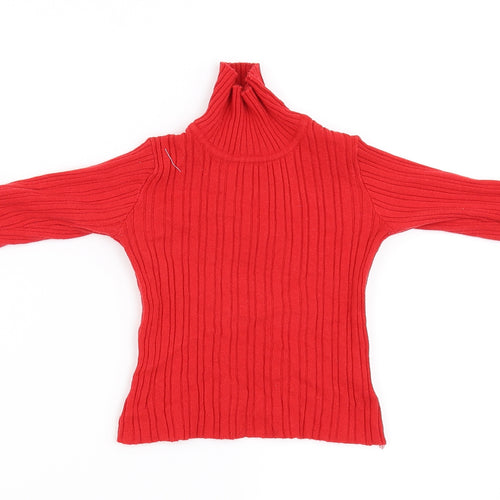 Nutmeg Girls Red   Pullover Jumper Size 2-3 Years