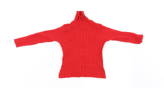 Nutmeg Girls Red   Pullover Jumper Size 2-3 Years