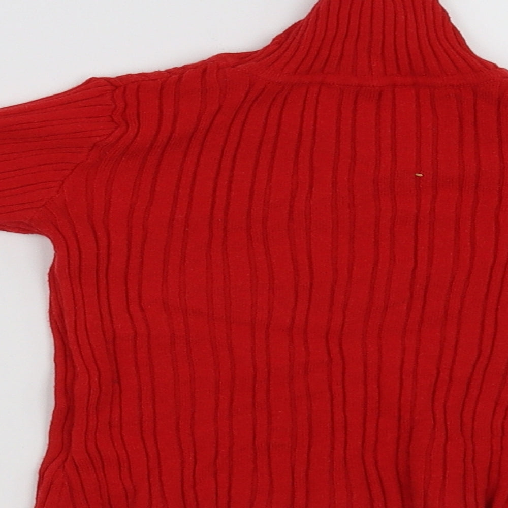 Nutmeg Girls Red   Pullover Jumper Size 2-3 Years