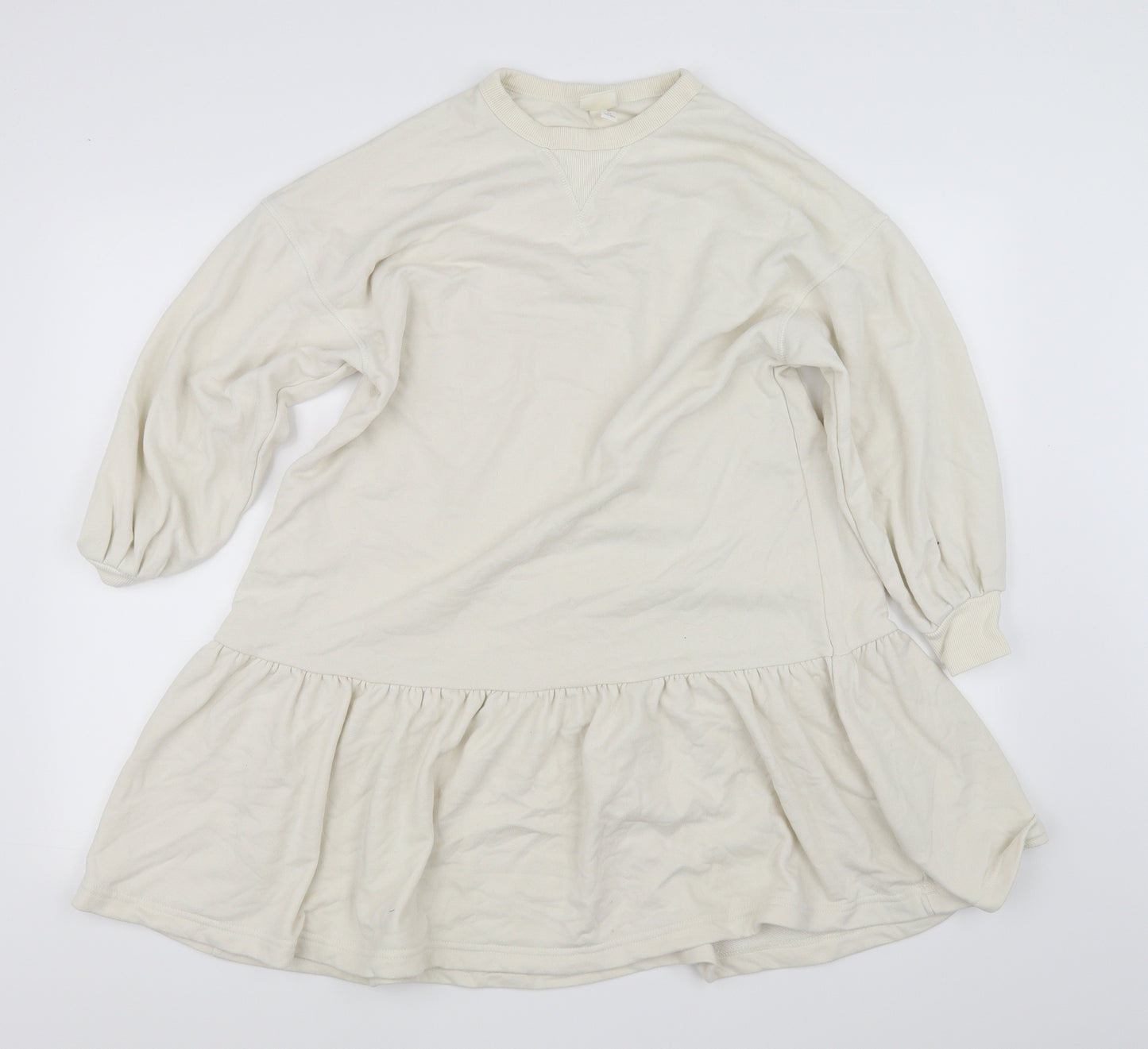 H&M Womens White   Pullover Jumper Size XS