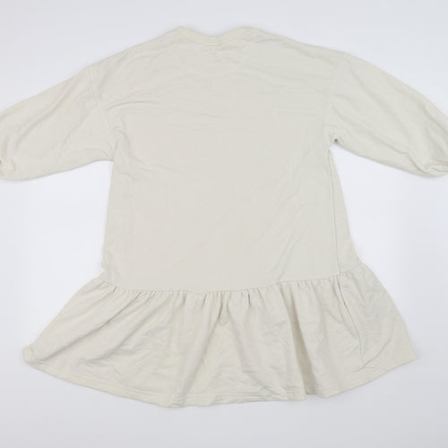 H&M Womens White   Pullover Jumper Size XS
