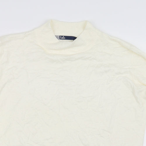 EWM Womens White   Cardigan Jumper Size M