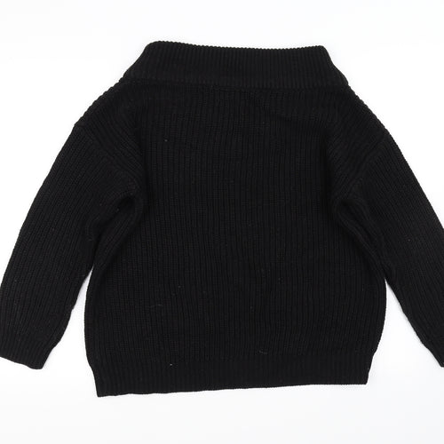 New Look Womens Black   Pullover Jumper Size M