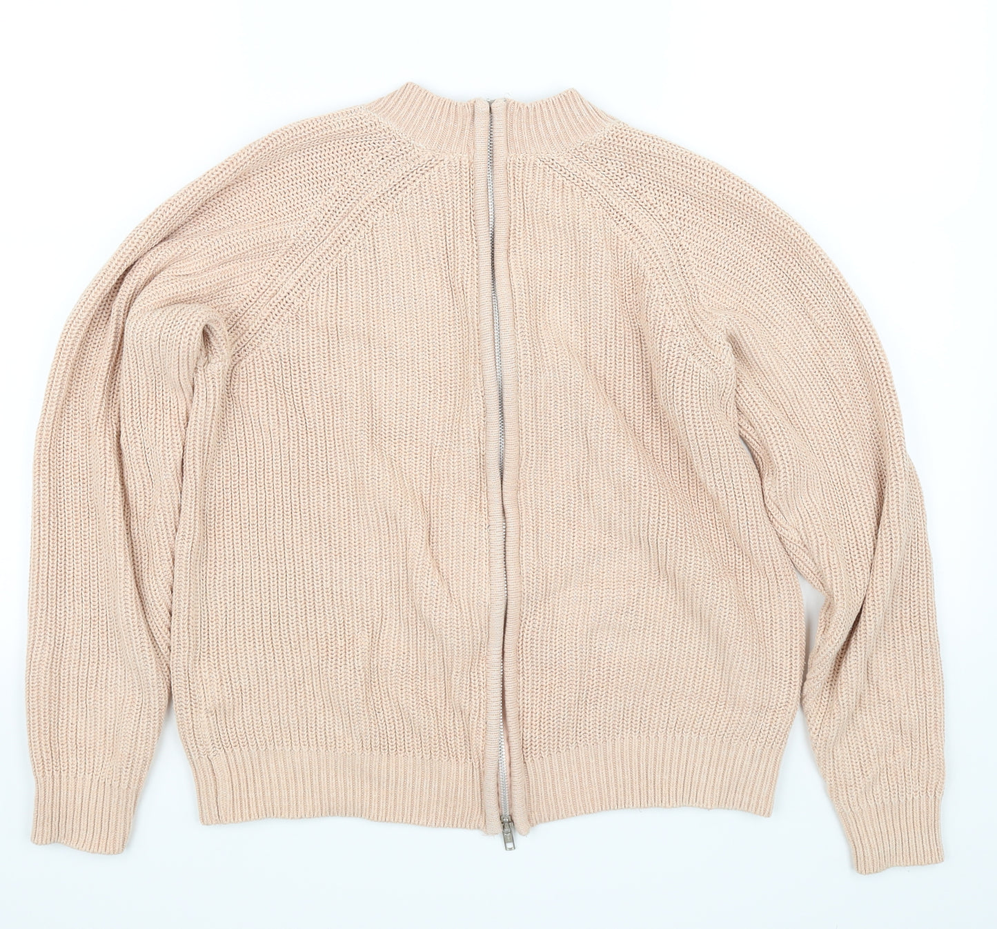 H&M Womens Pink   Full Zip Jumper Size 10