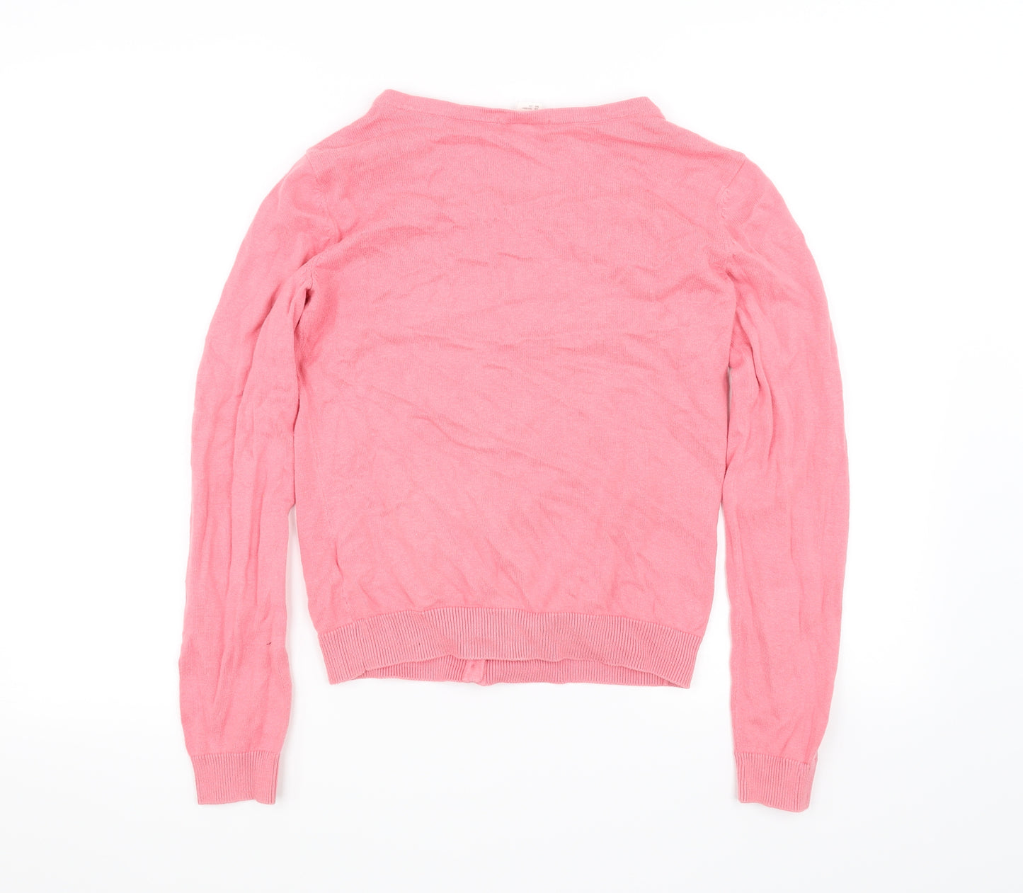 H&M Womens Pink   Cardigan Jumper Size 10