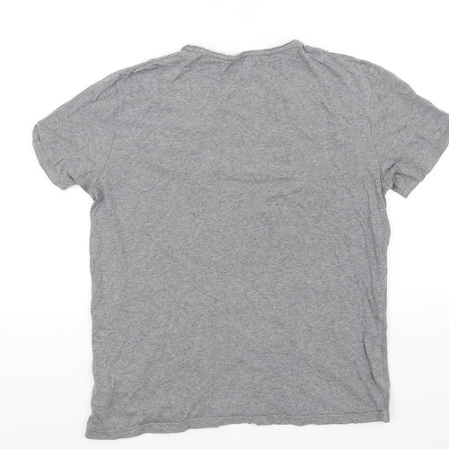 River Island Mens Grey    T-Shirt Size M