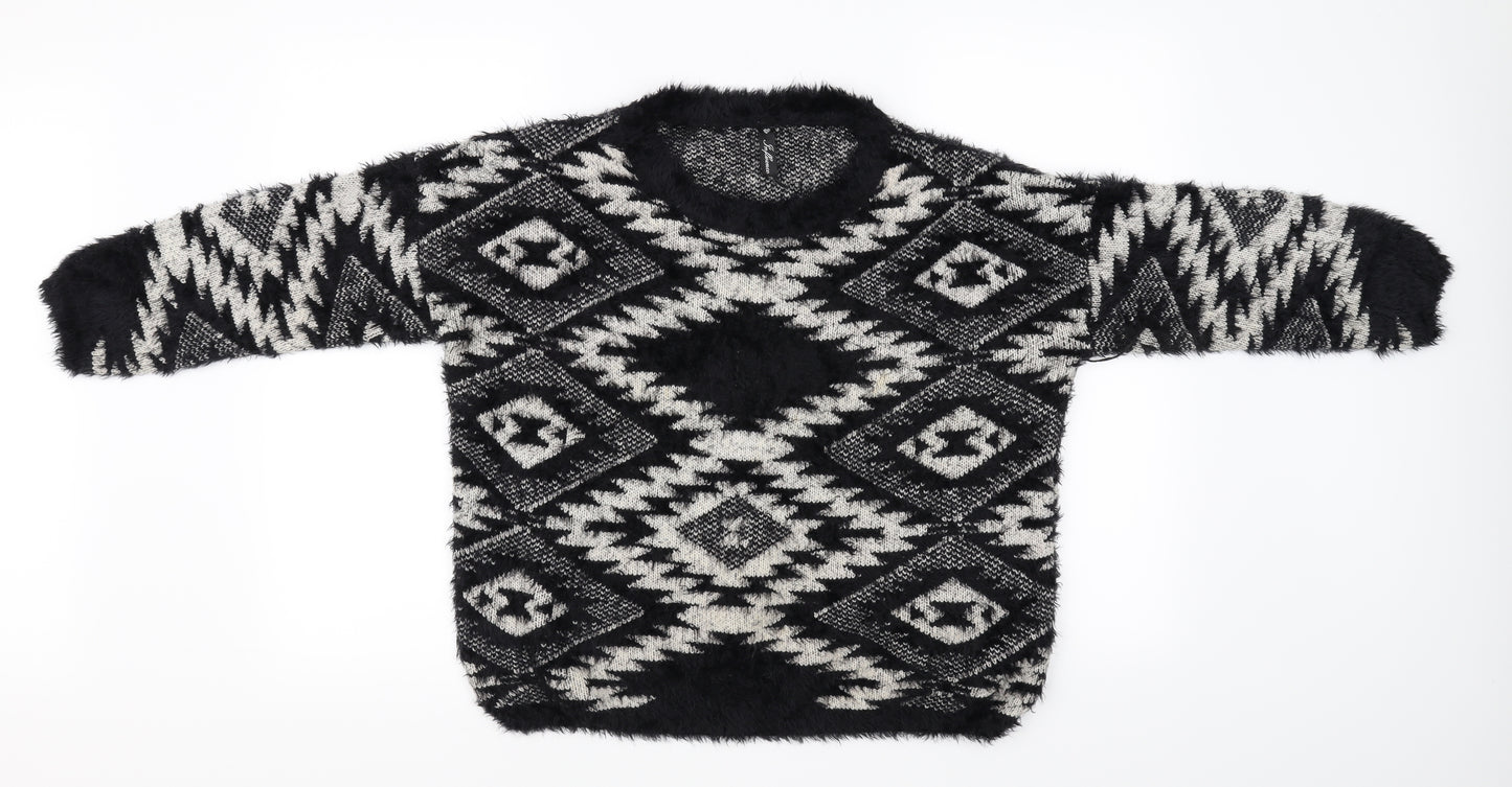 Preworn Womens Black   Pullover Jumper Size 12