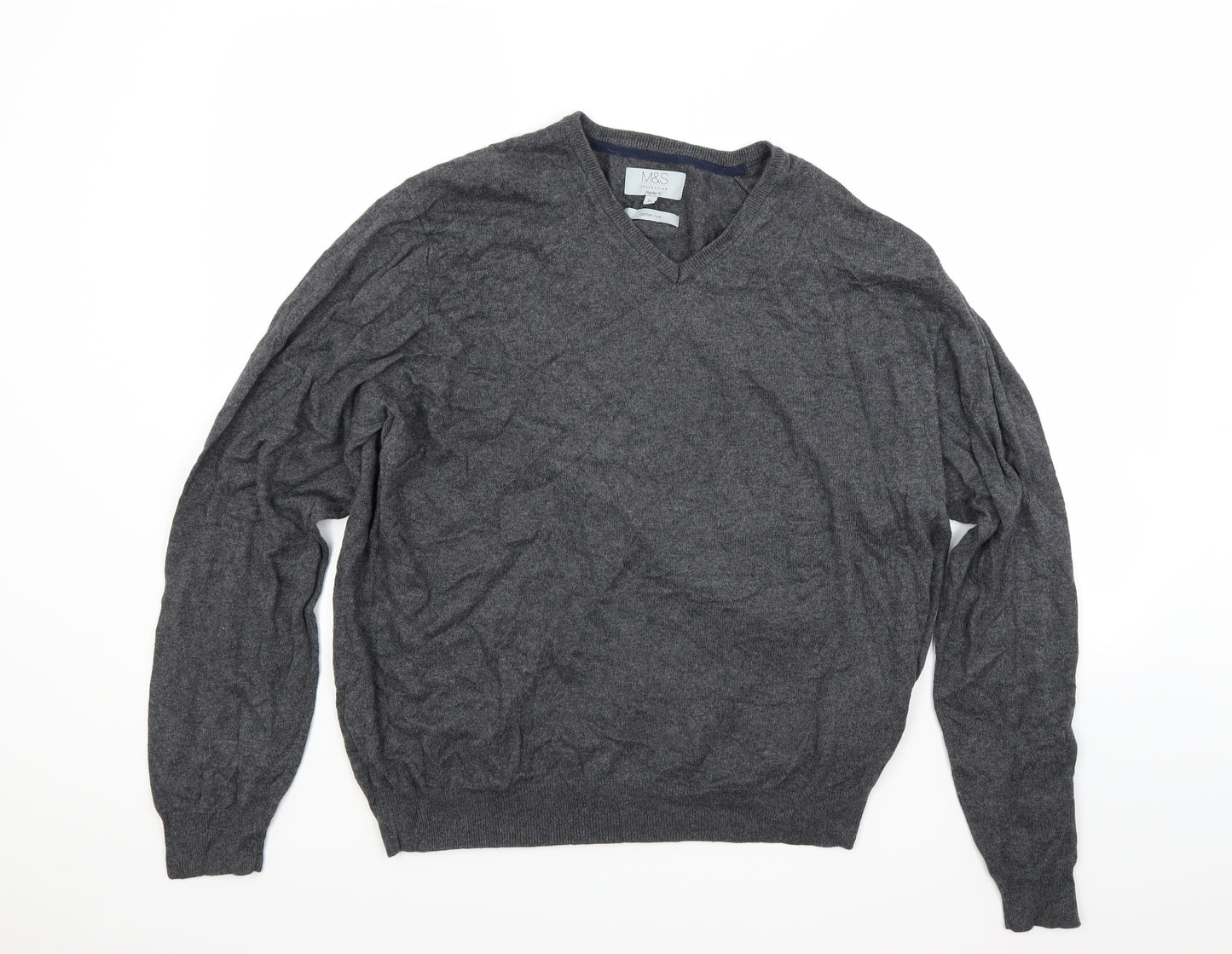 Marks and Spencer Mens Grey   Pullover Jumper Size XL