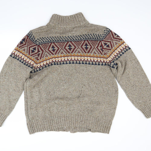 George Mens Beige   Cardigan Jumper Size L