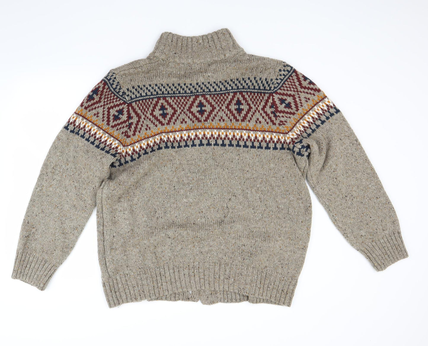 George Mens Beige   Cardigan Jumper Size L