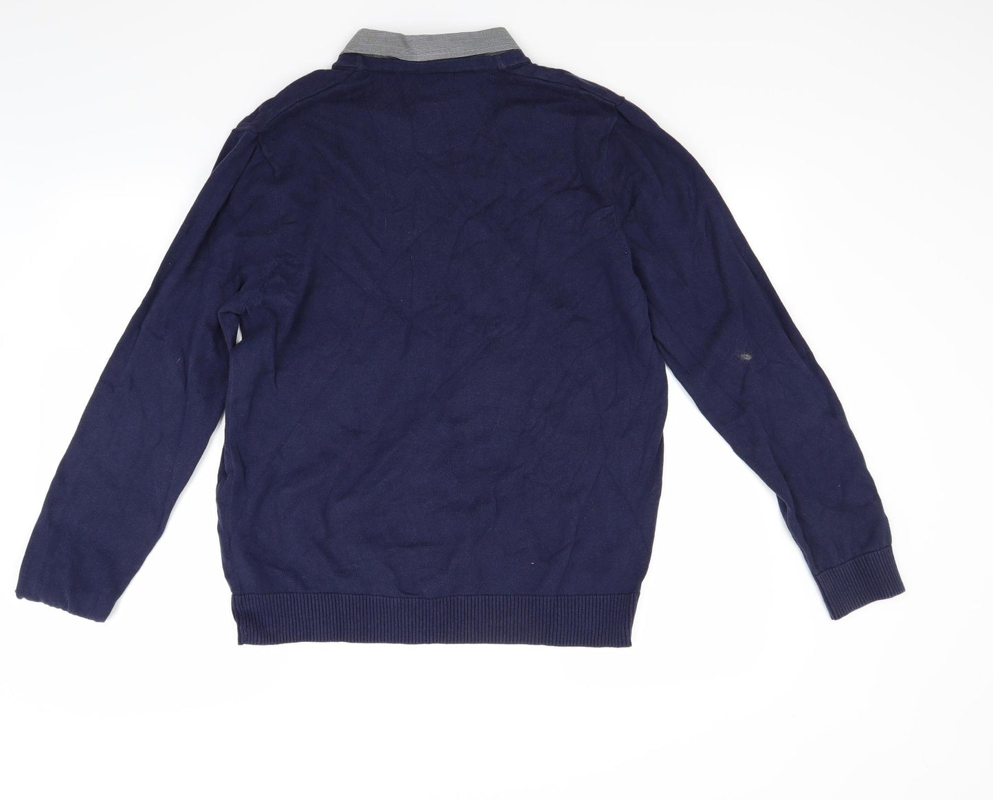Burton Mens Blue   Cardigan Jumper Size L