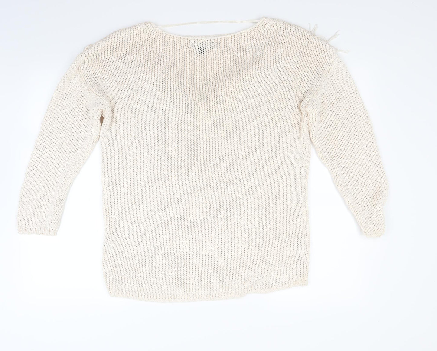 Atmosphere Womens Beige   Pullover Jumper Size L