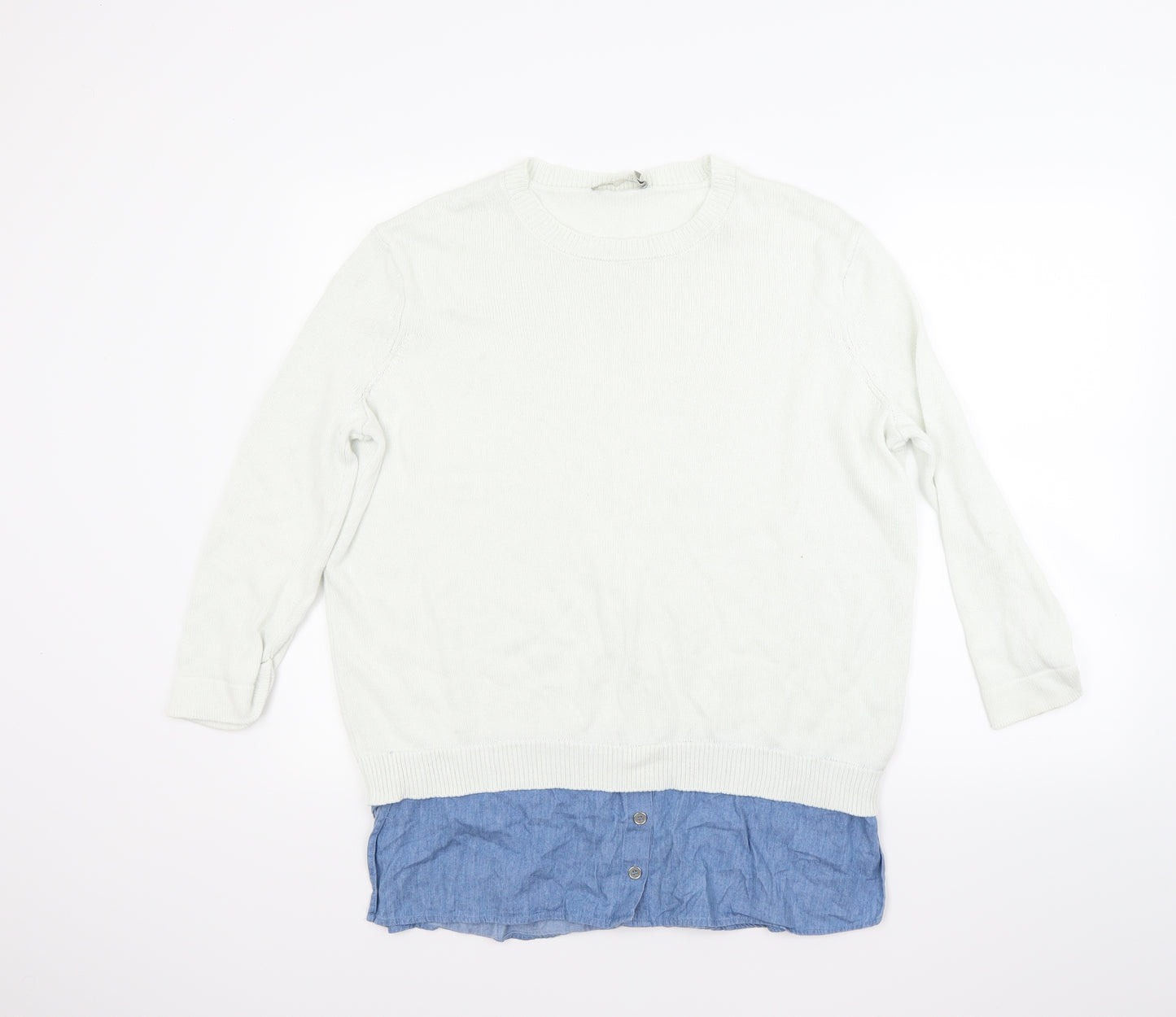 ASOS Womens White   Pullover Jumper Size 10