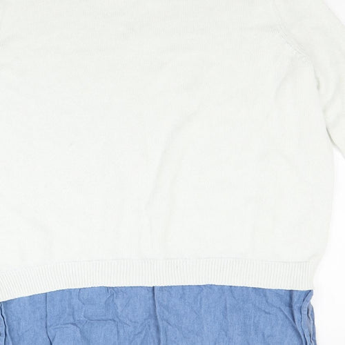 ASOS Womens White   Pullover Jumper Size 10