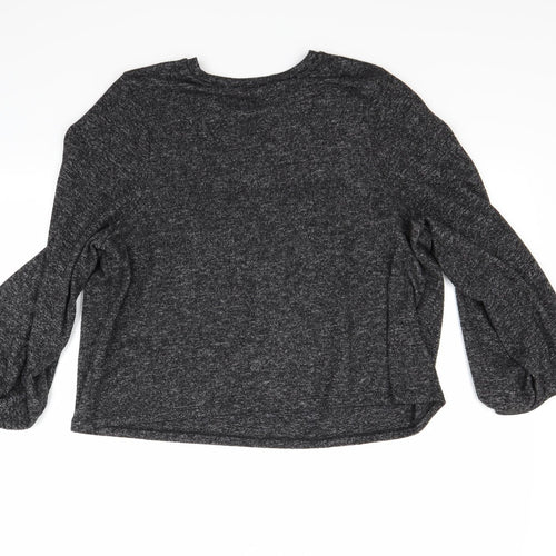 Zara Womens Grey   Pullover Jumper Size S
