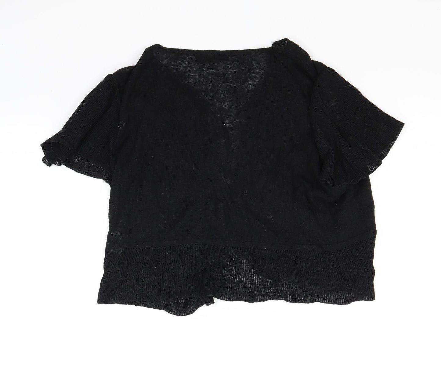 Marks and Spencer Womens Black   Shrug Jumper Size 18