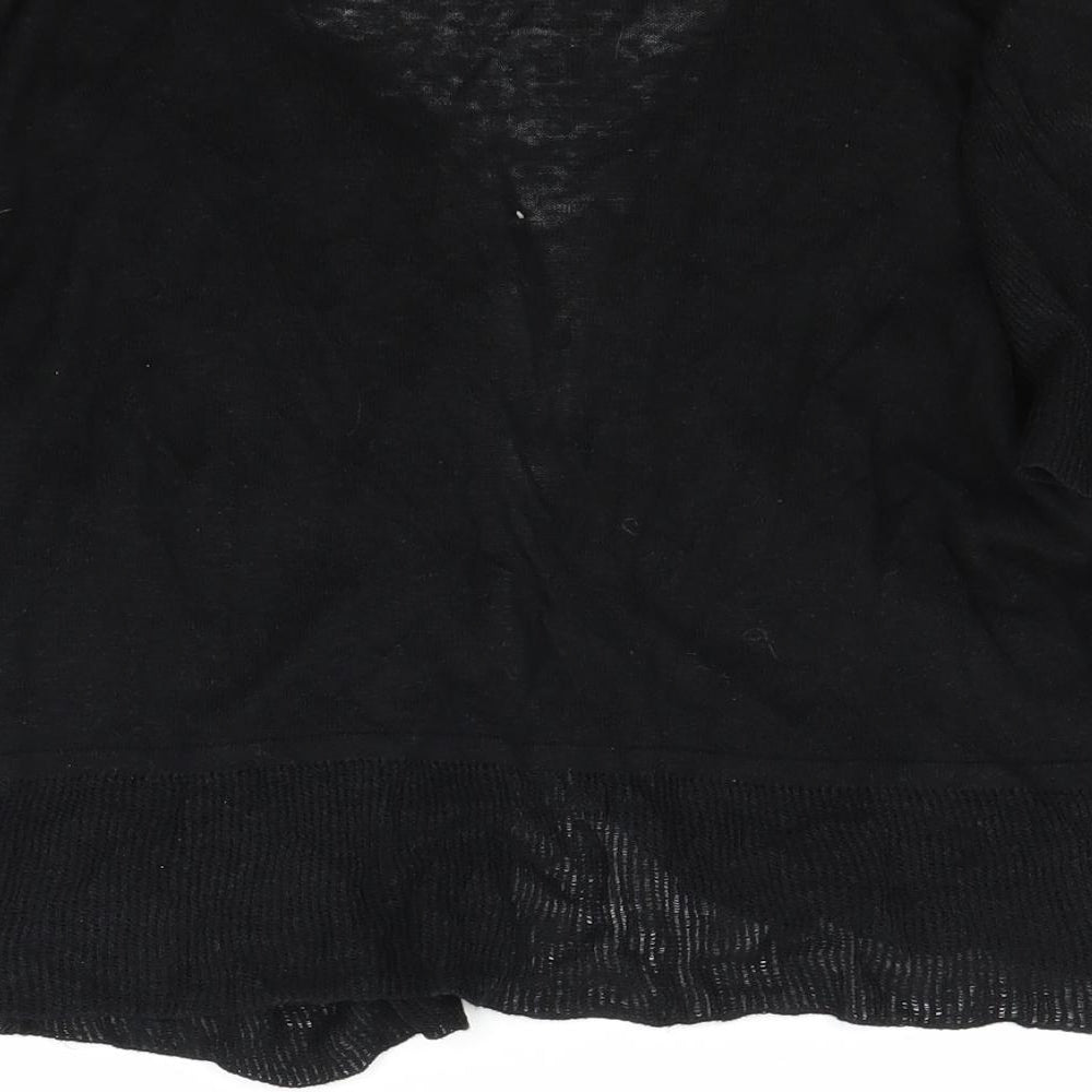 Marks and Spencer Womens Black   Shrug Jumper Size 18