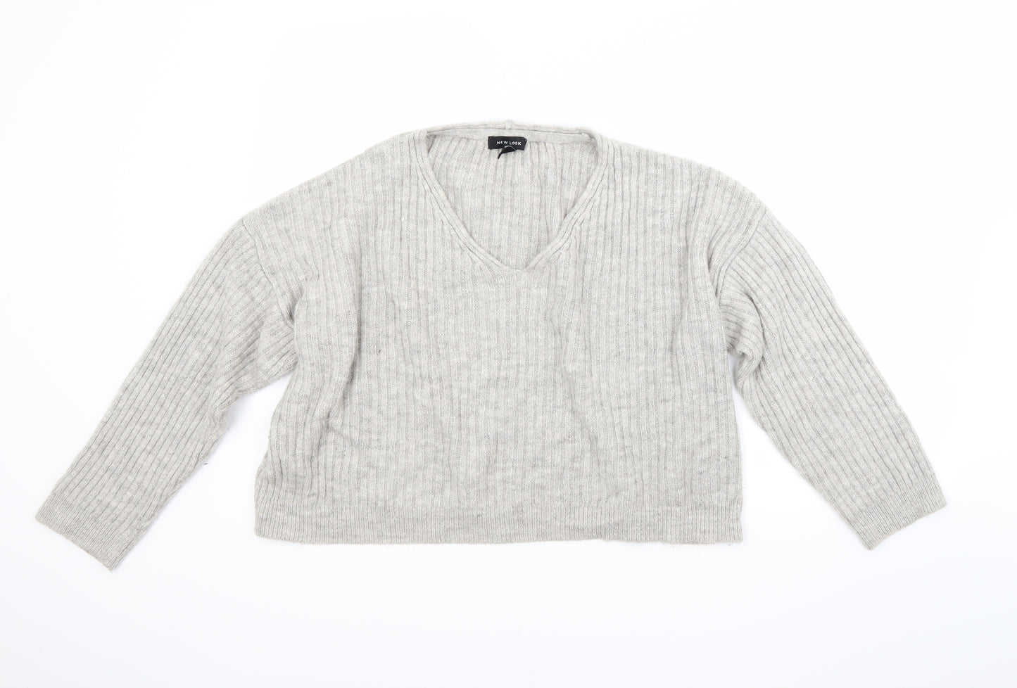 New Look Womens Grey   Pullover Jumper Size M
