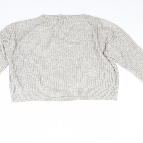New Look Womens Grey   Pullover Jumper Size M