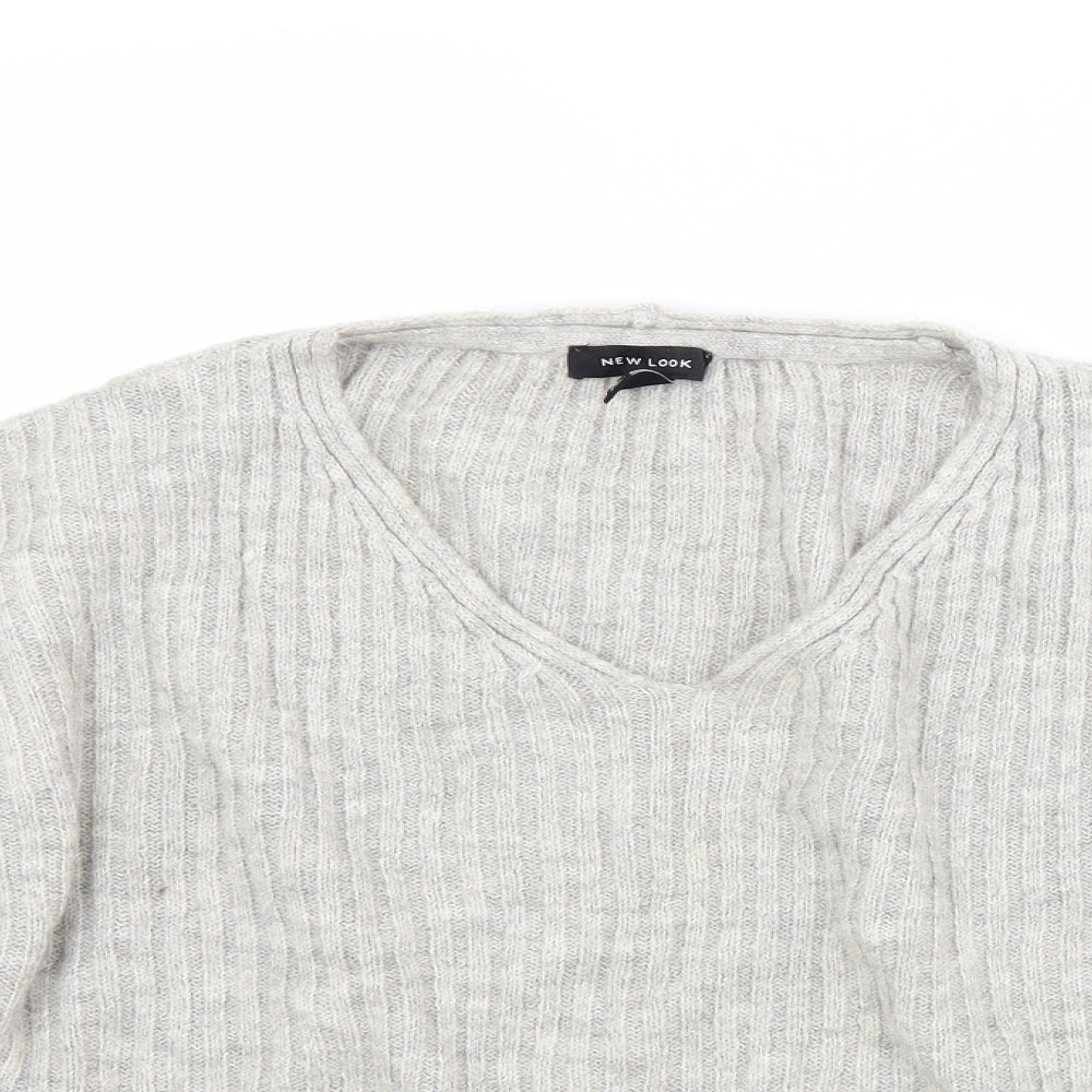 New Look Womens Grey   Pullover Jumper Size M