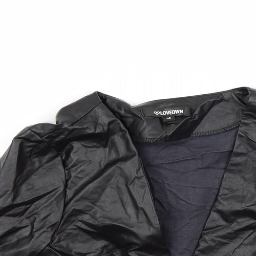 loveown Womens Black   Jacket Coat Size 14