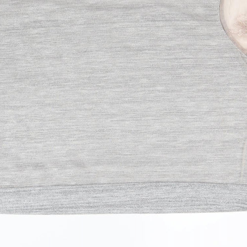 H&M Womens Grey   Pullover Sweatshirt Size M