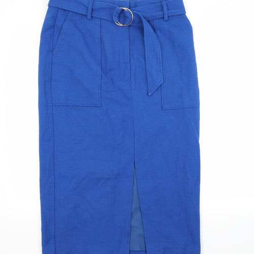 Marks and Spencer Womens Blue   A-Line Skirt Size 14