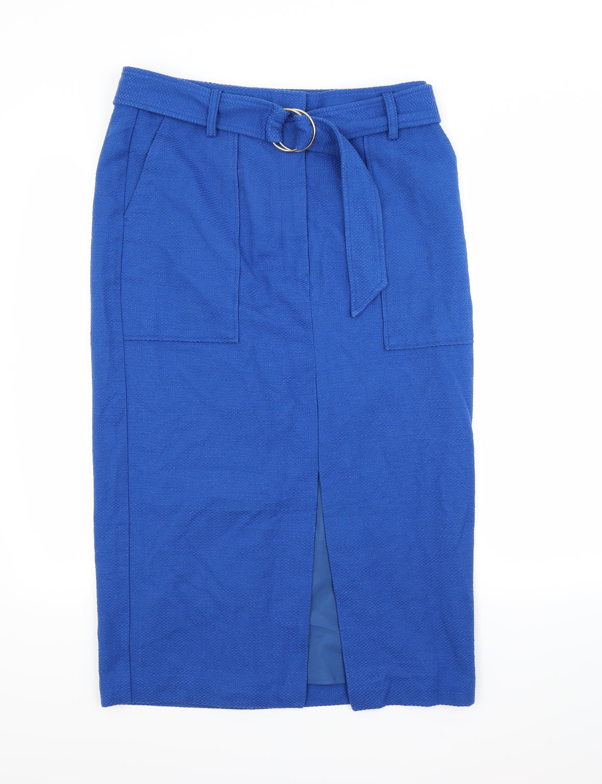 Marks and Spencer Womens Blue   A-Line Skirt Size 14