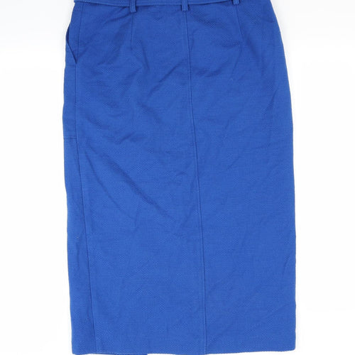 Marks and Spencer Womens Blue   A-Line Skirt Size 14