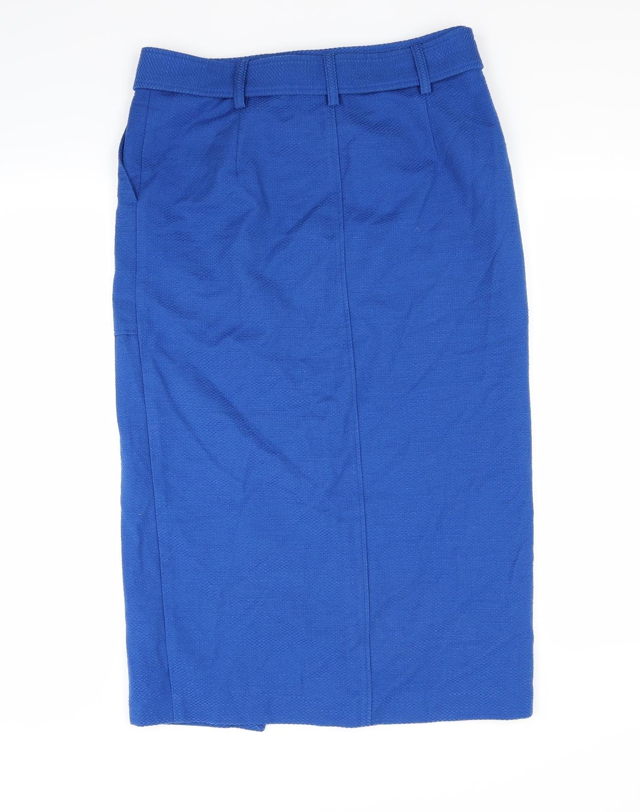 Marks and Spencer Womens Blue   A-Line Skirt Size 14