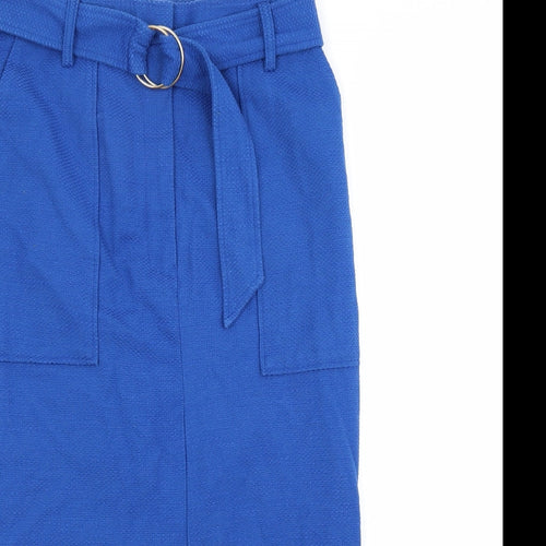 Marks and Spencer Womens Blue   A-Line Skirt Size 14