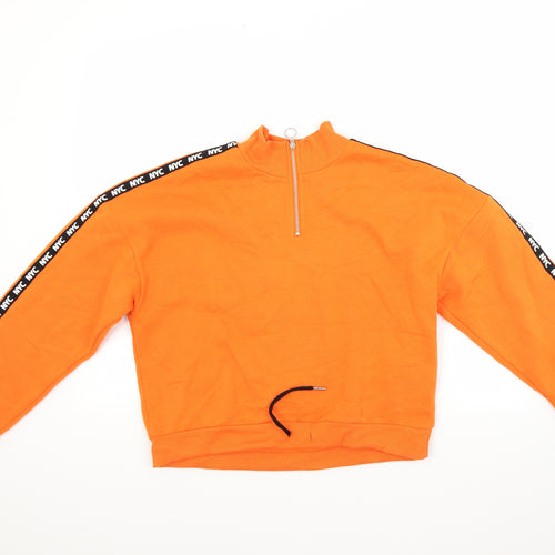 Primark Womens Orange   Pullover Sweatshirt Size XS