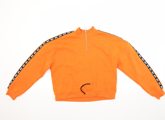 Primark Womens Orange   Pullover Sweatshirt Size XS