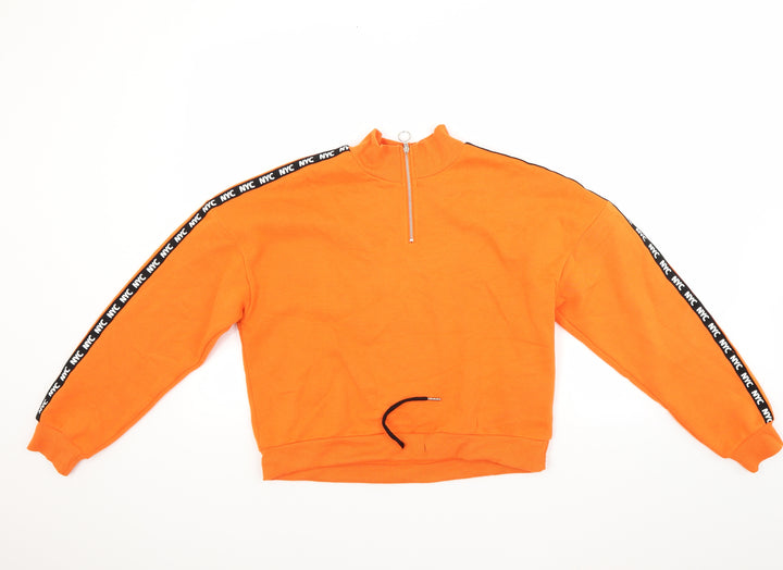 Primark Womens Orange   Pullover Sweatshirt Size XS