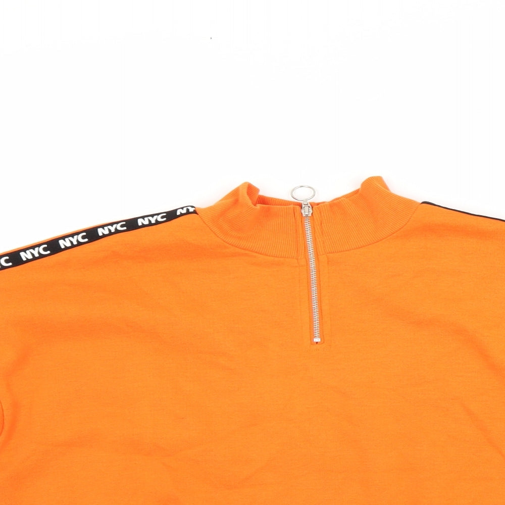 Primark Womens Orange   Pullover Sweatshirt Size XS