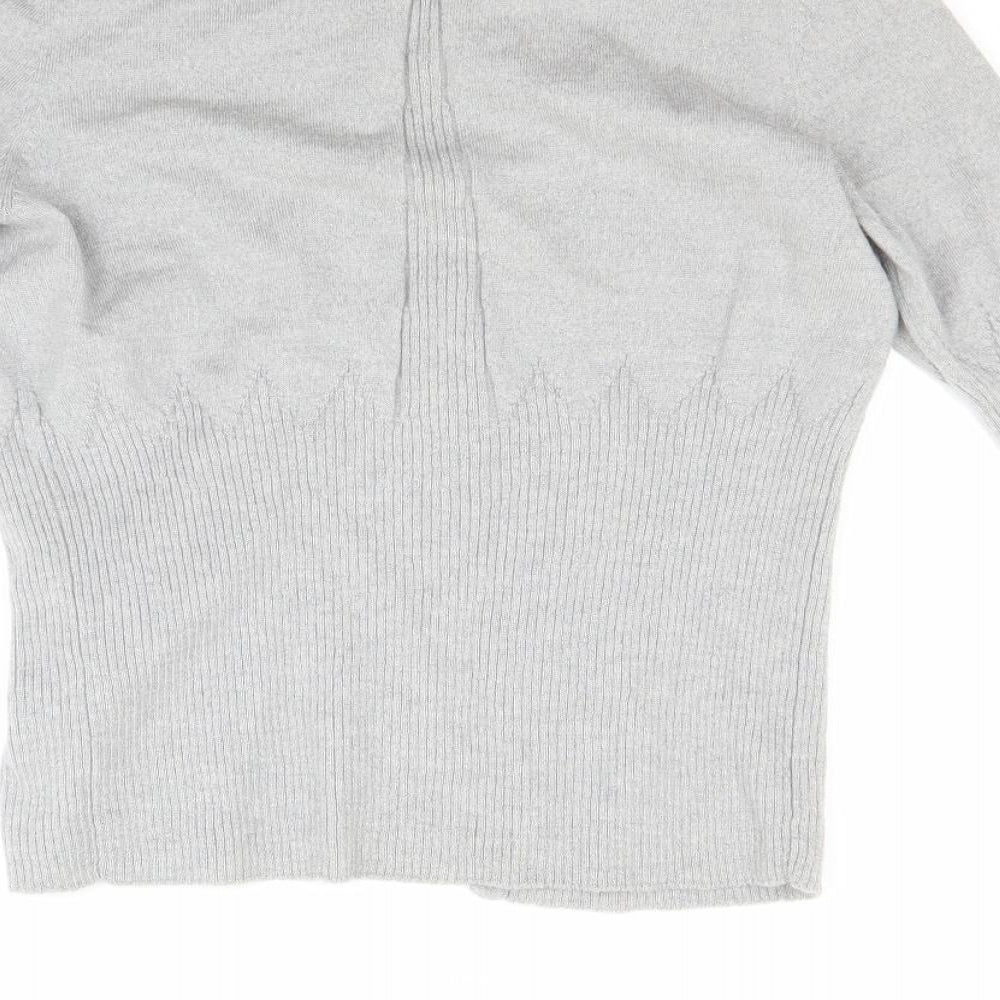 Marks and Spencer Womens Grey   Cardigan Jumper Size L