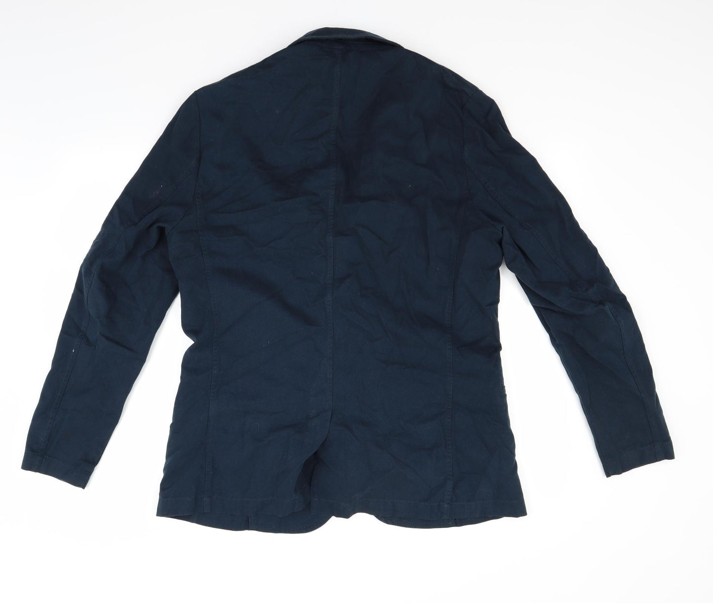 River Island Mens Blue   Jacket Coat Size L