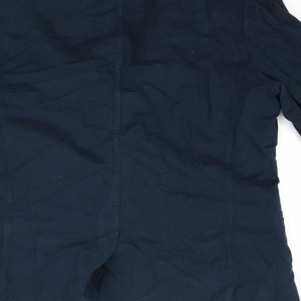 River Island Mens Blue   Jacket Coat Size L
