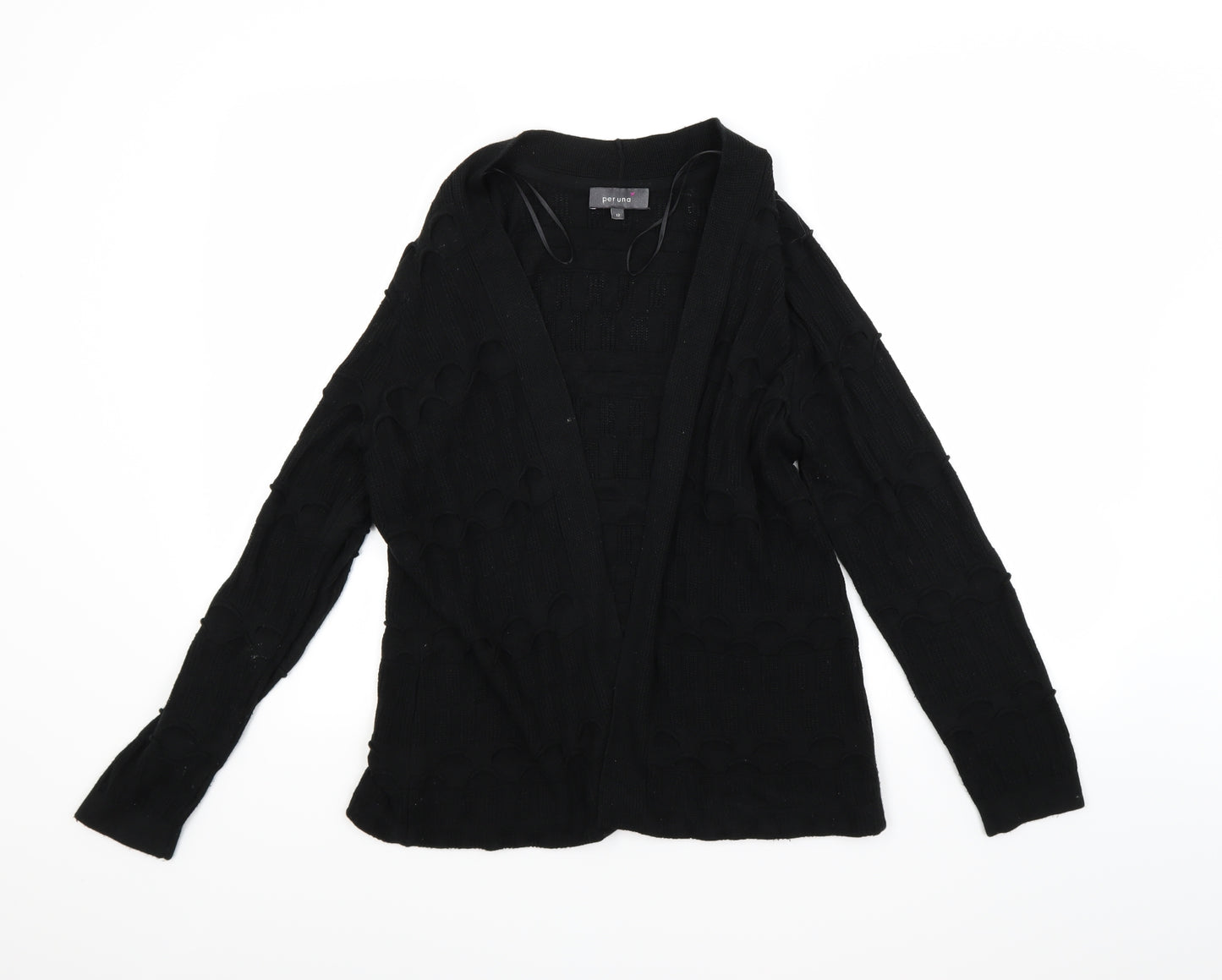 Per Una Womens Black   Cardigan Jumper Size 12