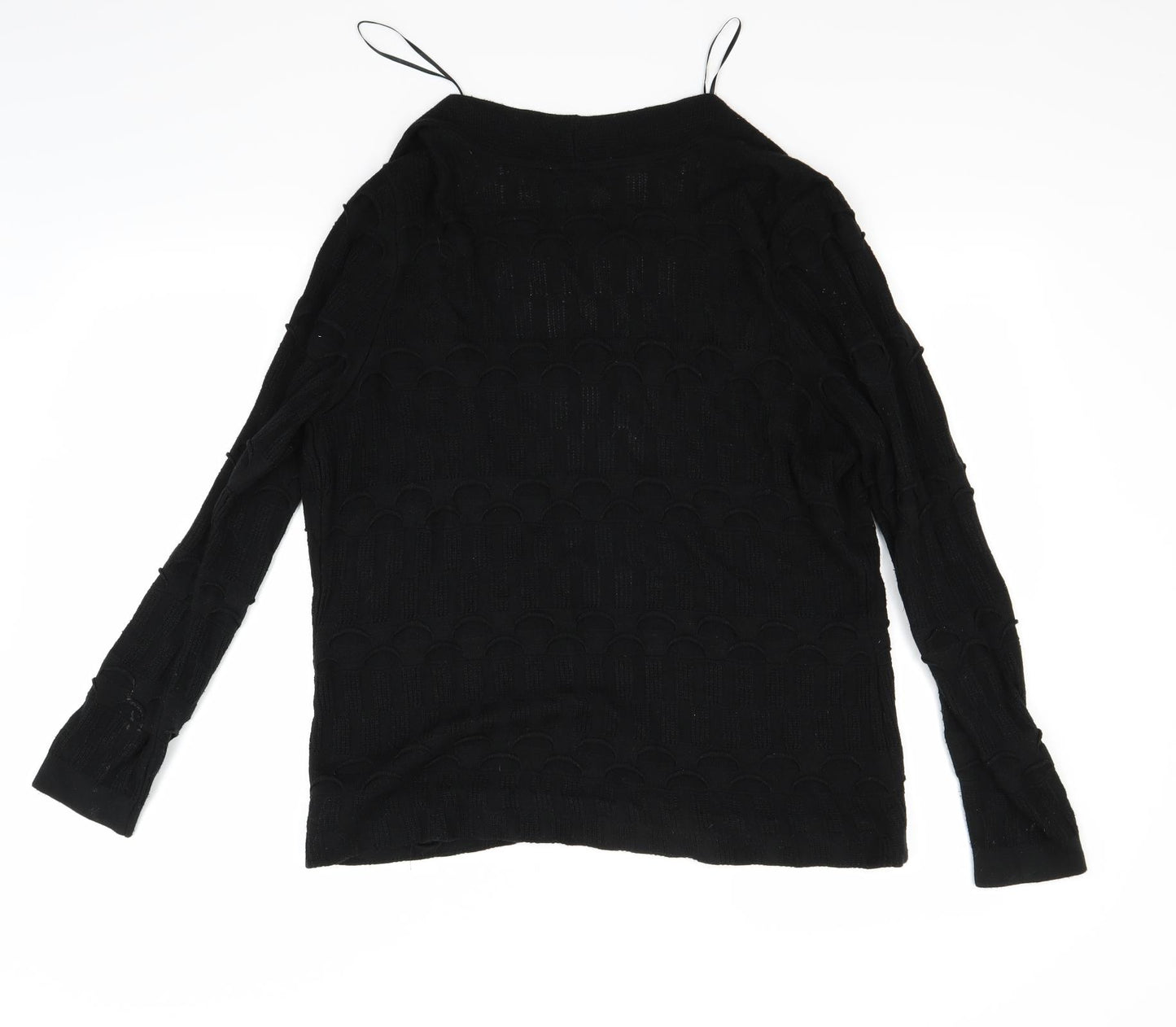 Per Una Womens Black   Cardigan Jumper Size 12