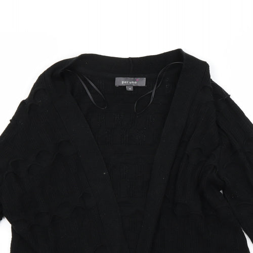 Per Una Womens Black   Cardigan Jumper Size 12