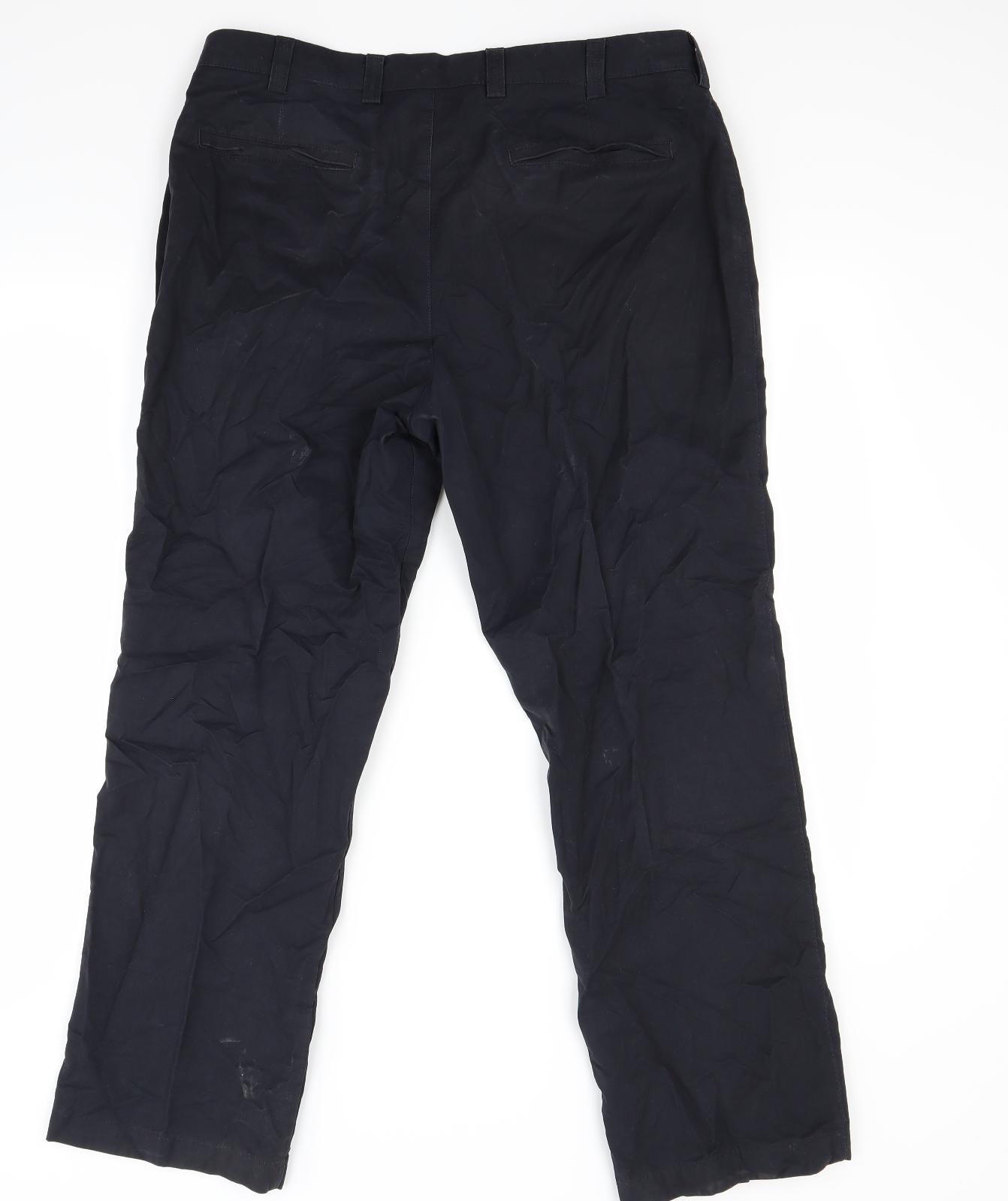 Marks and Spencer Mens Blue   Trousers  Size 36 L29 in
