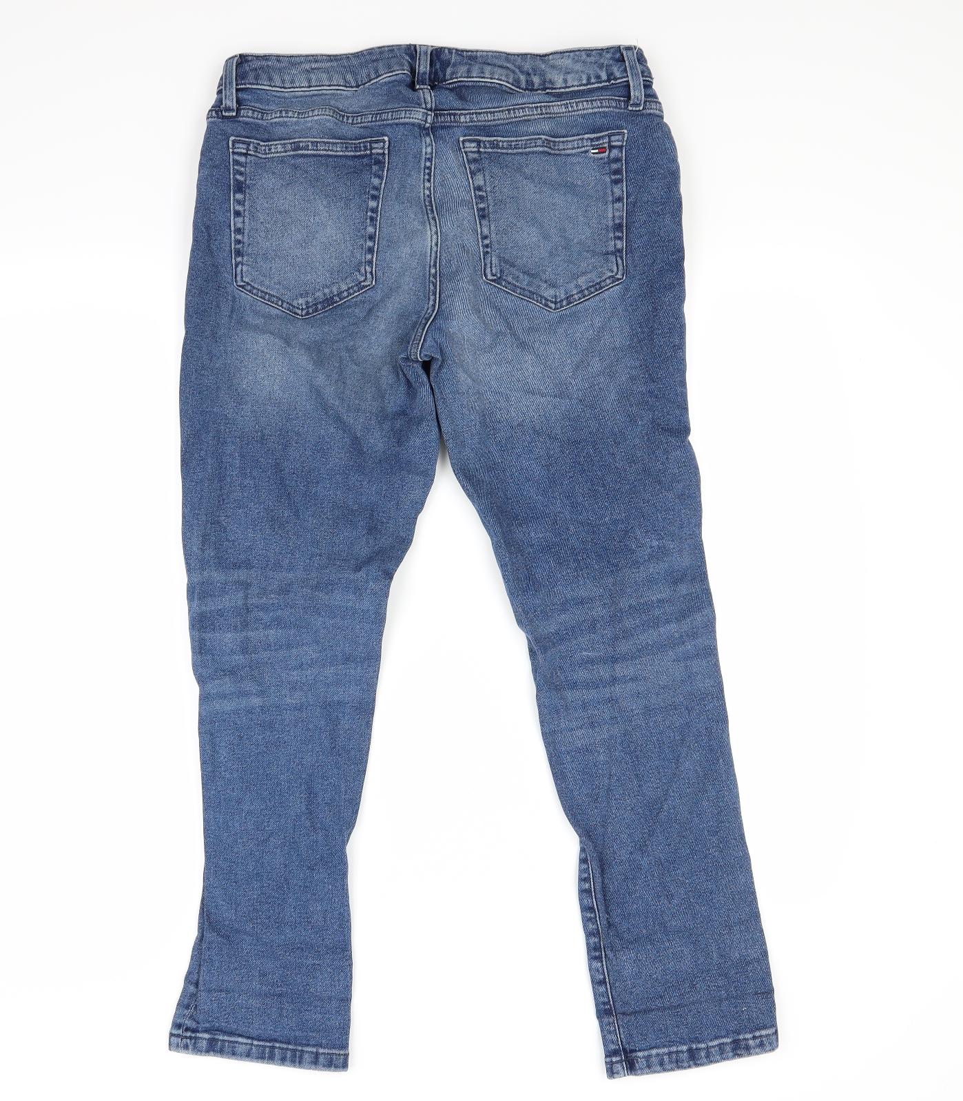 Tommy Hilfiger Womens Blue   Straight Jeans Size 12 L27 in