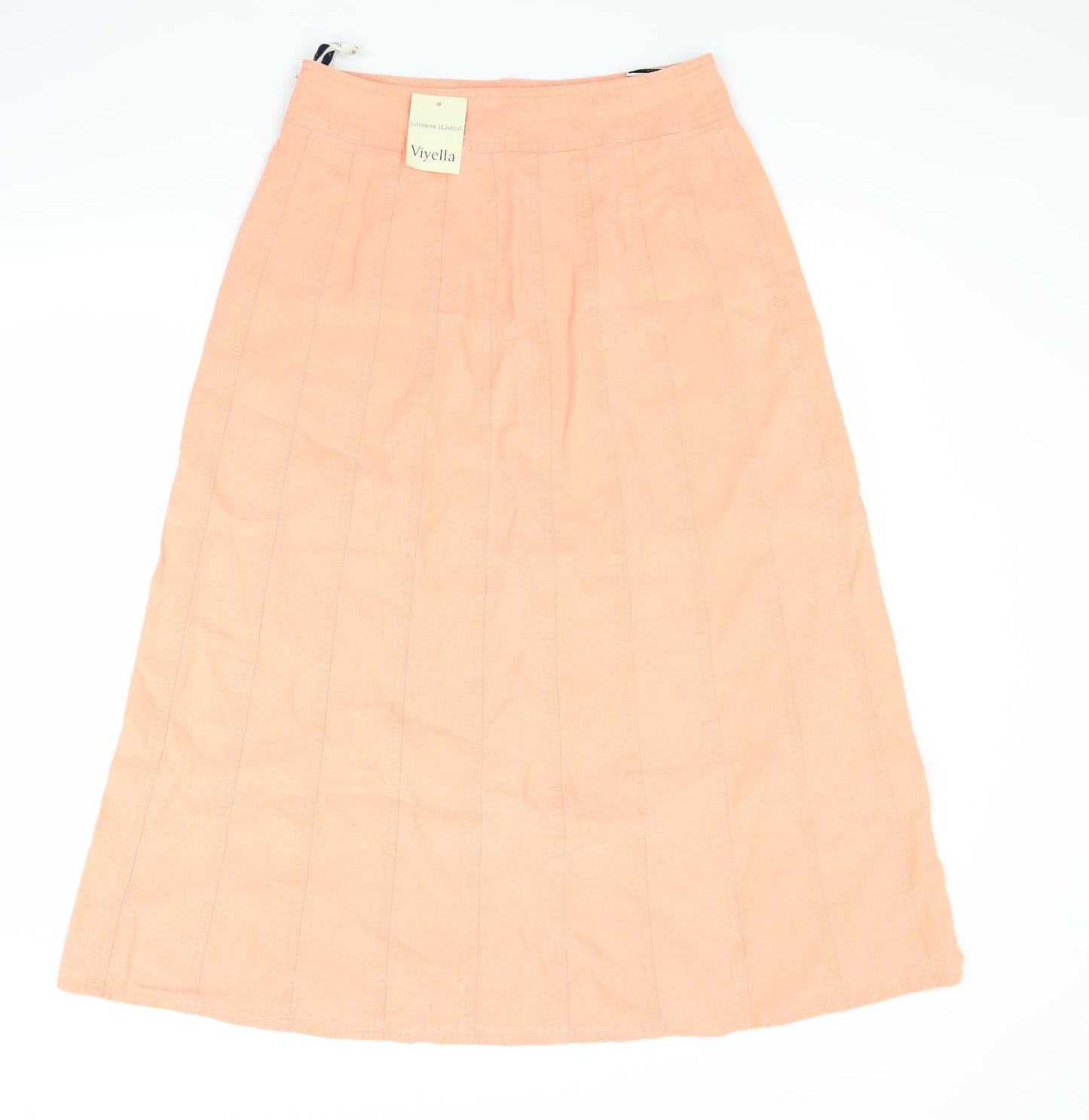 Viyella Womens Orange   A-Line Skirt Size 12