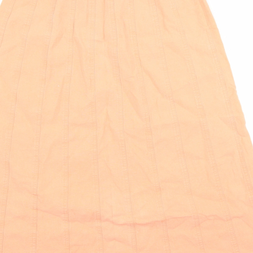 Viyella Womens Orange   A-Line Skirt Size 12