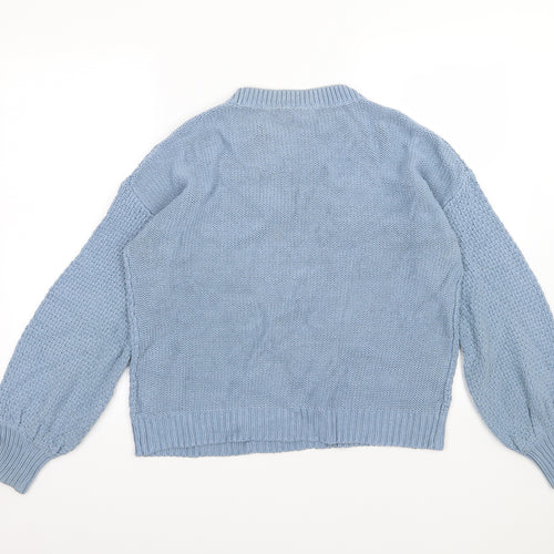 TU Womens Blue  Knit Pullover Jumper Size 16