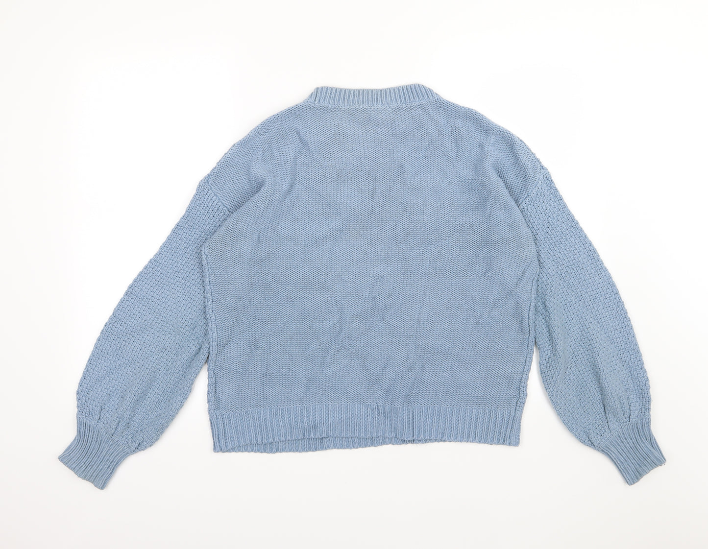 TU Womens Blue  Knit Pullover Jumper Size 16
